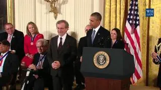 Steven Spielberg Awarded Presidential Medal Of Freedom