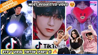 Orange Couch Reacts To BTS V (Kim Taehyung) Viral TikToks | HAPPY BIRTHDAY KIM TAEHYUNG | HallyuTalk