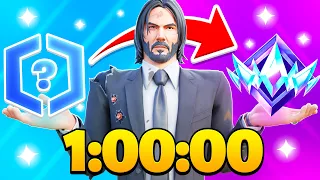 Gold to Unreal Solo Ranked Speedrun.. (Zero Build Fortnite Chapter 5)