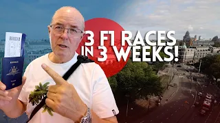 3 F1 Races in 3 weeks: Spa, Zandvoort and Monza