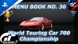 Gran Turismo 7 Cafe Menu Book No. 36 | GT7 Book No. 36 | World Touring Car 700 Champhionship