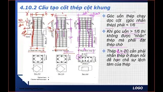 BTCT2 C4.10 Cấu tạo cốt thép cho nút khung và bài tập