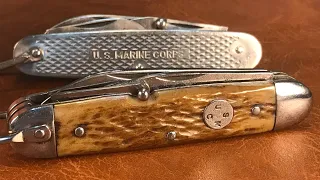 Marine Corps Pocket Knives from WW2