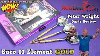 Red Dragon PETER WRIGHT Euro 11 Element GOLD PC20 Darts Review - Used to win the 2021 PDC Matchplay