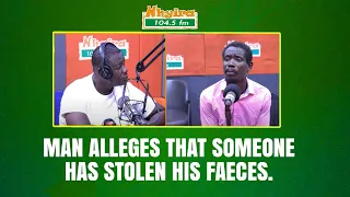 Man alleges that someone has stolen his faeces.