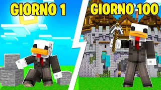 100 GIORNI IN UN MONDO PIATTO SU MINECRAFT