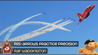 60TH ANNIVERSARY: PRECISION FORMATION THE RED ARROWS PRACTICE WORLD CLASS SEQUENCES • RAF WADDINGTON