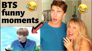 Vocal Coach and Mom REACT to BTS Funny Moments (Try Not To Laugh Challenge)