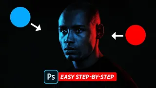 Simple Way To Apply a DUAL LIGHTING Effect In Photoshop!