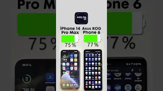 iPhone 14 Pro Max vs. Asus ROG Phone 6 Battery Test🔋Subscribe for more 🤙🏼