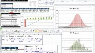 Monte Carlo Simulation - NPV example