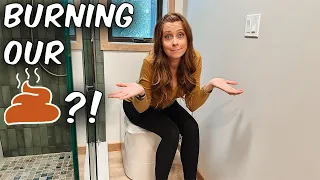 Easiest Off-Grid Toilet? | Burning Our Poop!