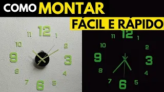 Tutorial: Como Montar Relógio de Parede Luminoso da China