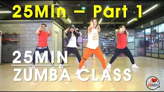 [Part 1] 25 MINUTE / ZUMBA CLASS / HOME WORKOUT / 25분 줌바클래스(1편) / 홈트