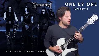 One By One - Immortal guitar cover | B.C. Rich Mockingbird