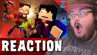 “After Show” Minecraft FNAF Animation Music Video (Song by TryHardNinja) The Foxy Song 4 REACTION!!!