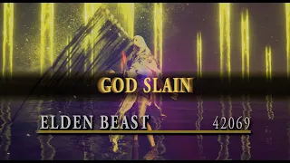 This weapon lives up to its name... Godslayer's Greatsword No-Hit Run