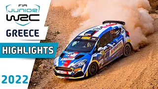 Junior WRC Highlights : Saturday | WRC EKO Acropolis Rally Greece 2022
