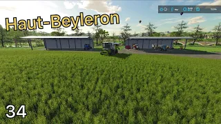 NEW HARVESTER & USING THE NEW SHEDS--FS 22 Haut-Beyleron Ep 34