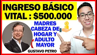 Conozca el nuevo INGRESO VITAL BÁSICO de $500.000 que Gustavo Petro propone en Colombia | Wintor ABC