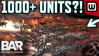 Endless siege battle in Beyond All Reason (HUGE Scale RTS)