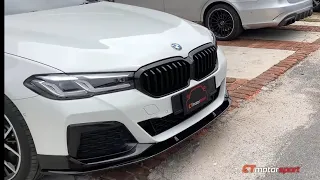 BMW G30 Msport Facelift Installed M-Performance Kit Gloss Black