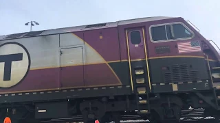 MBTA Commuter DOUBLE DECK commuter train