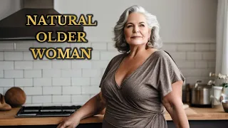 Natural Older Women OVER 60💄 Fashion Tips Review (Part 6) #naturalwoman #over60
