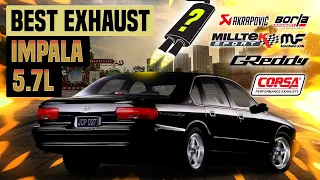 Chevrolet Impala Exhaust Sound 5.7L V8 🔥 Review,Mods,Upgrade,Borla,Pypes,Dynomax,Summit Racing+