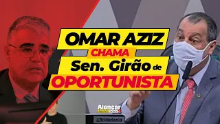 Omar Aziz humilha Eduardo Girão na CPI da Covid: "É um oportunista!"