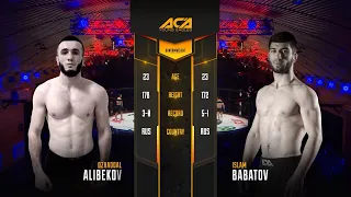 Джаддал Алибеков vs. Ислам Бабатов | Dzhaddal Alibekov vs. Islam Babatov | ACA YE 14