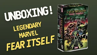 Unboxing Legendary: A Marvel Deck Building Game - Fear Itself (4K60fps)