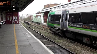 West Midlands Railways Class 170 Departing Worcester Foregate Street (14/3/18)