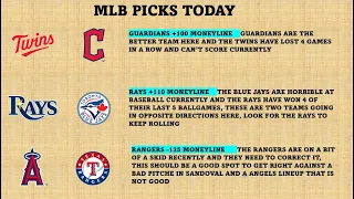 MLB and NBA Picks May 18th Best Bets Today