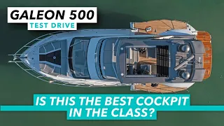 Is this the best cockpit in the class? Galeon 500 Fly test drive and review | Motor Boat & Yachting