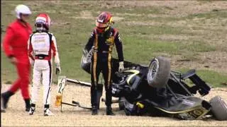 2013 ATS Formula 3 Cup Bernstorff flip @ Lausitzring