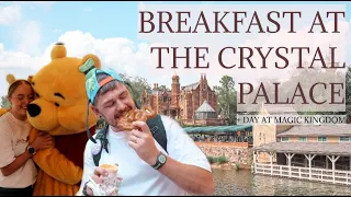 MAGIC KINGDOM VLOG | breakfast at the crystal palace | walt disney world
