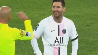 Lionel Messi vs Lille Chip Goal + Crossbar From Free Kick 2022