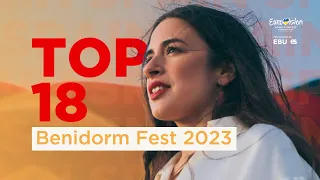 Benidorm Fest 2023: My Top 18 (Eurovision 2023 - Spain 🇪🇸 )
