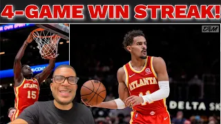 HORNETS at HAWKS FULL GAME REACTION | ATLANTA HAWKS 4-GAME WINNING STREAK | ATLANTA HAWKS NEWS | NBA