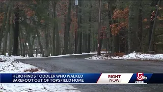 Good Samaritans find toddler wandering during icy rain, snow storm