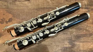 1948 Buffet bass clarinet in C, the last know bass clarinet in C made!