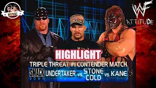 The Attitude Era's Greatest Triple Threat: Kane vs. Steve Austin vs. Undertaker (1998) Highlights