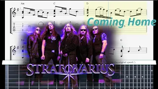 Best Guitar Lesson Stratovarius   Coming Home  slow speed for lesson