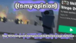 Top 10 enemys in STSD roblox! (My opinion) #cameraman #cameraman #skibiditoilet #roblox