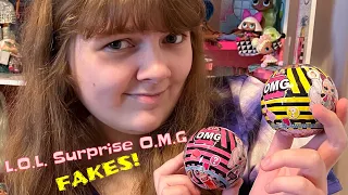 REAL VS FAKE! LOL Surprise OMG & JK Dolls - Unboxing & Comparison