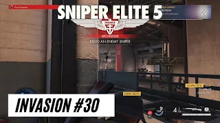 Sniper Elite 5 - Axis Invasion 30th Win - Mission 7 Secret Weapons in 4k