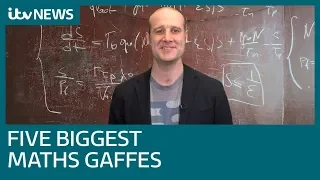 Scary, costly and funny results of maths errors, by Stand-Up Maths comedian Matt Parker | ITV News