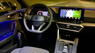 New SEAT LEON 2021- Crazy AMBIENT LIGHTS demonstration (FR interior)