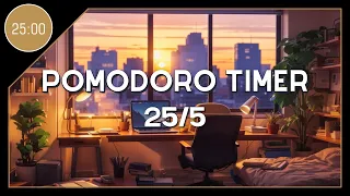 Pomodoro 25/5💡Music for Study 🎶 Deep Focus 🧠 Pomodoro Vibe 🌊